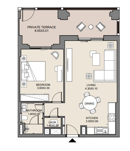 A1 Type SIZE 909 SQ.FT